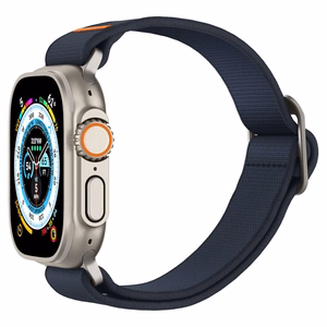 Spigen Fit Lite Ultra Strap jaoks Apple Watch 4/5/6/7/8/9/SE/Ultra (42/44/45/49 mm) - tumesinine