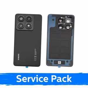 Back Cover Compatible With Xiaomi 14T Pro / Titan Black / (Service Pack)
