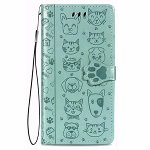 Ümbris Cat-Dog Samsung A356 A35 5G roheline