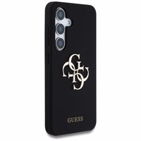 Guess Silicone Big 4G Logo Bottom Script ümbris jaoks Samsung Galaxy S25 - must