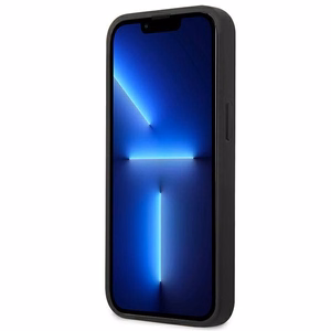 Guess GUHCP13SSA4GSBL iPhone 13 mini 5.4" sinine/sinine kõvakott Saffiano 4G metallist logo