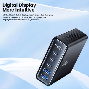 Tech-Protect DC140W-GAN 5-PORT PD140W/QC3.0 Charging Station - must