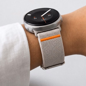 Tech-Protect Nylon Clasp rihm mudelile Samsung Galaxy Watch 40/44/46 mm – beež