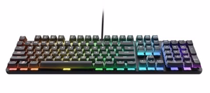Trust GXT 871 Zora QWERTY US English - USB mängude klaviatuur (must)