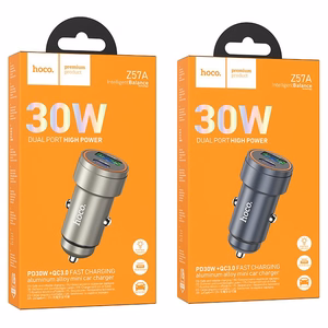 Car Laadija Hoco Z57A 30W USB-C/USB-A hall