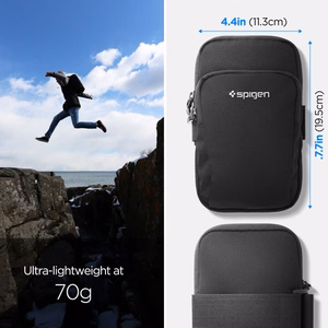 SPIGEN A702 DYNAMIC SHIELD KÄEPAELA MUST