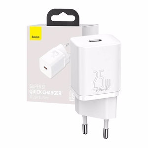 Laadija Baseus Super Si 25W USB-C valge CCSP020102