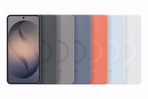 Samsung Силиконовый Магнитный Чехол для Samsung Galaxy S26 Ultra, совместим с MagSafe - синий