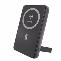 Powerbank Dudao K14S+ 10000mAh 20W USB-A / USB-C / MagSafe koos statiiviga - must