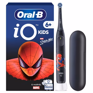 Oral-B Electric Toothbrush with Travel Case, 6Y+ iO Kids Marvel Spiderman Rechargeable For kids Number of brush heads included 1 Number of teeth brushing modes 3