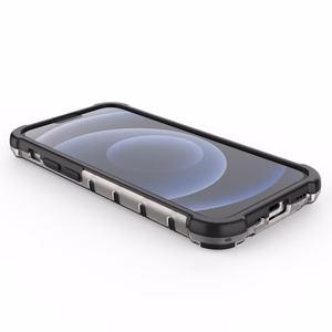 Honeycomb Case броневой чехол с TPU бампером для iPhone 13 mini чёрный