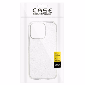 Crystal Glitter Ümbris jaoks Iphone 16 Plus Hõbedane