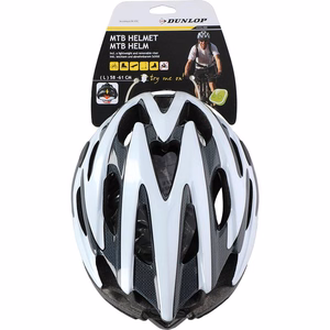 Dunlop MTB jalgrattakiiver, suurus L, valge / must