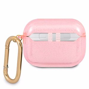 Guess GUAPUCG4GP AirPods Pro ümbris roosa/roosa Glitter Collection