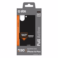 SBS Full Active D3O Ümbris jaoks iPhone 16 Plus - Must