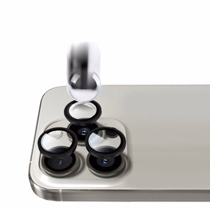Tempered glass Tel Protect Titanium Lens 99% AR on camera jaoks Iphone 16 Pro/16 Pro Max must (lens 3 pcs)