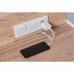 Phone charger Forcell F-Energy USB C QC4.0 PD 3A 25W + cable USB C to USB C TFK-TC-25WPD white