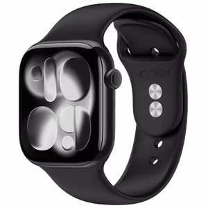 TECH-PROTECT SILICONE APPLE WATCH 4 / 5 / 6 / 7 / 8 / 9 / SE (38 / 40 / 41 MM) BLACK