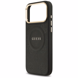 GUESS ümbris jaoks IPHONE 17 Pro Max compatible with MagSafe GUHMP17XPSAMSECK (PU W/ Peony Hot Stamp) must