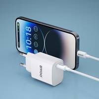 BWOO CDA159 PD seinalaadija 20W 1x USB-C port + Lightning valge