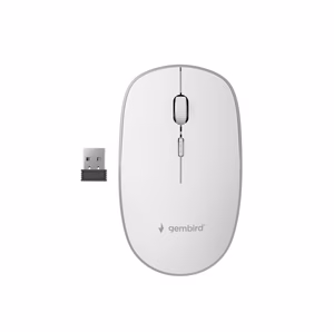 Gembird USB juhtmevaba optiline hiir valge MUSW-4B-01-W