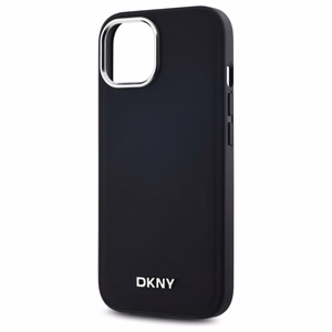 DKNY Plain Logo MagSafe iPhone 14 Ümbris - Must