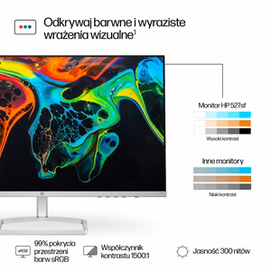 HP 27-tolline Series 5 FHD monitor - 527sf