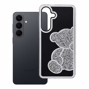 TEDDY BEAR Ümbris jaoks SAMSUNG S26 Plus hõbedane