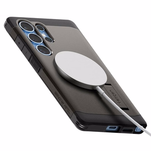 SPIGEN ümbris TOUGH ARMOR compatible with MagSafe jaoks SAMSUNG S25 Ultra gunmetal