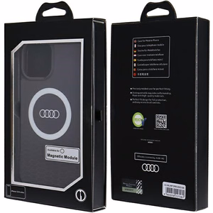 Audi IML Big Logo MagSafe ümbris jaoks iPhone 13 Pro Max - must