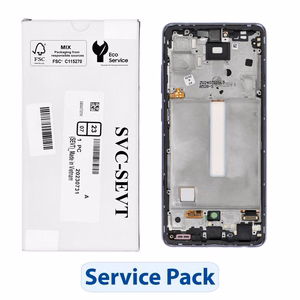 ServicePack LCD дисплей SAMSUNG A52S 5G A528B GH82-26861C фиолетовый