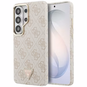 Guess ümbris 4G Triangle Logo MagSafe for Samsung Galaxy S26 Ultra roosa