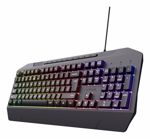 Trust GXT 836 Evocx klaviatuur mängimine USB QWERTY US inglise must