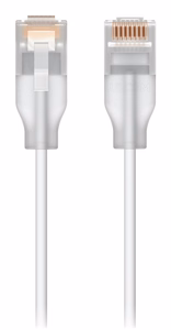 Ubiquiti UACC-Cable-Patch-EL-1M-W võrgukaabel läbipaistev, valge Cat6