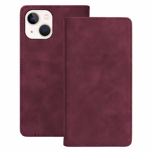 Smart Suede ümbris mudelile iPhone 11, bordoopunane