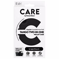 CARE by PanzerGlass Feature Tango 2in1 Wallet MagSafe Ümbris jaoks iPhone 16 - Must