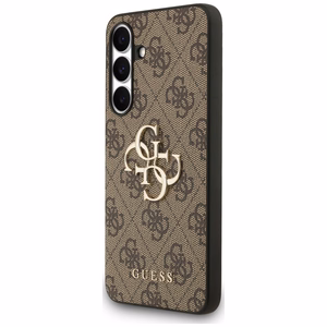 Guess Big 4G Classic Logo Ümbris jaoks Samsung Galaxy S25 FE - Brown