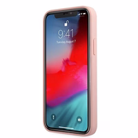 Guess GUHCP12SLSVSPI iPhone 12 mini 5.4" roosa/roosa kõvakaaneline Script Vintage