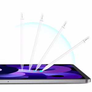 Acefast V3 mahtuvusstiilet iPad juhtmevaba laadimise ja 2 vahetatava otsikuga - valge