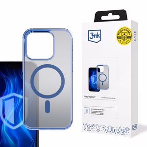 3mk Frosty MagCase sinine Ümbris jaoks Apple iPhone 15 Pro Max - sinine