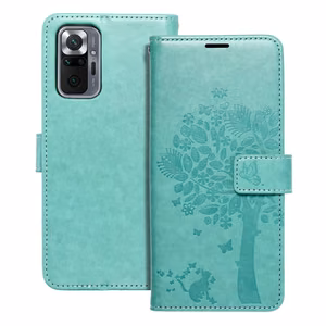 MEZZO Book ümbris jaoks XIAOMI Redmi Note 10 Pro tree roheline