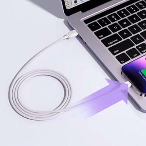 Joyroom Multi-Color Series A14 Lightning / USB-A 2.4A 1.2 m cable - white