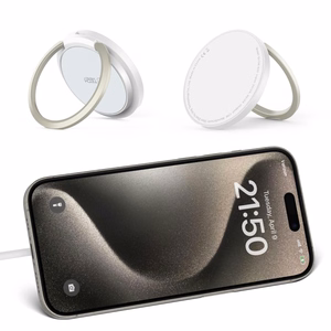 Tech-Protect QI15W-A33 Induktiivne Laadija koos MagSafe and Alus koos USB-A / USB-C Kaabel - valge
