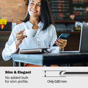 Crong Crystal Slim ümbris seadmele Nokia 3.1, läbipaistev