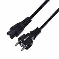 Savio CL-81 power cable must 1.8 m Power plug type E IEC C5