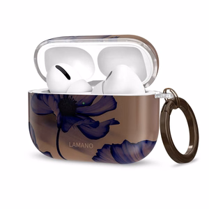 Чехол Tech-Protect Lamano для AirPods Pro 1 2 - коричнево-фиолетовый