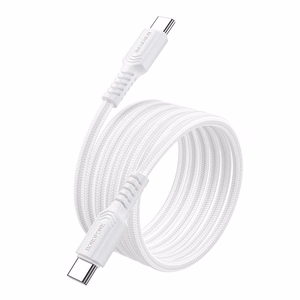 USB cable Borofone BX116 60W USB-C to USB-C 1.0m white