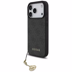 Guess 4G Charms Collection MagSafe ümbris jaoks iPhone 17 Pro - must