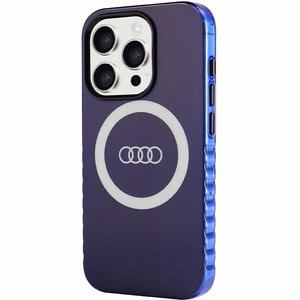 Audi IML Big Logo MagSafe ümbris jaoks iPhone 15 Pro - sinine