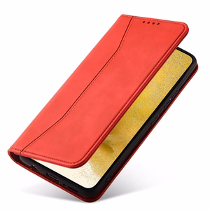Magnet Fancy Ümbris jaoks Samsung Galaxy S23+ flip cover wallet stand punane